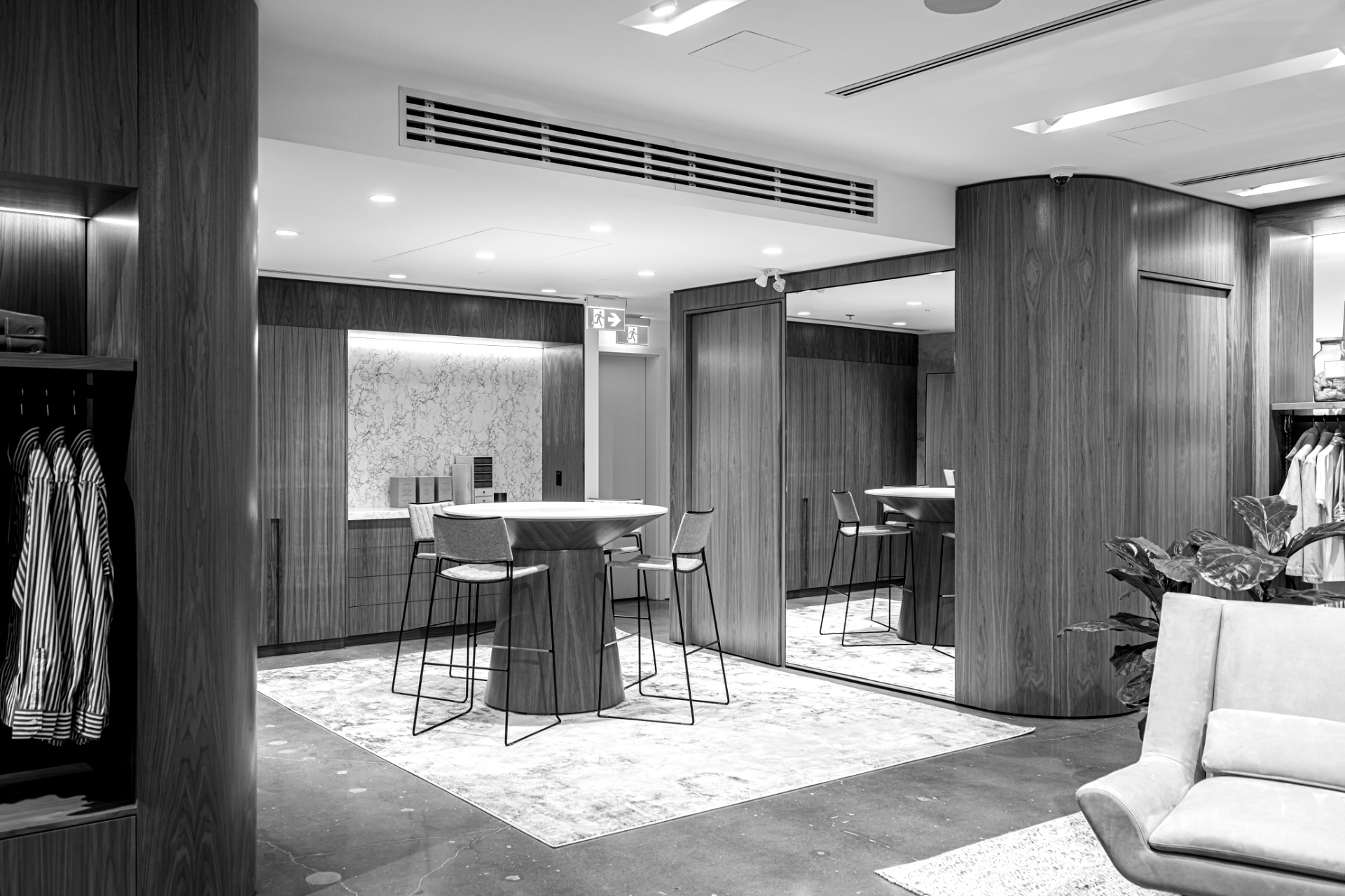 The Helm retail interior in Edmonton, Joanna Smolinski with Makespace Group